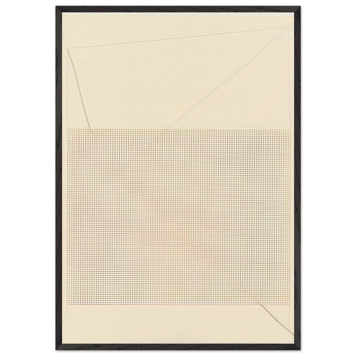 Untitled 7314 - 1973 - Gego 70x100 cm / 28x40 inches Framed Art Print – Black Wooden Frame