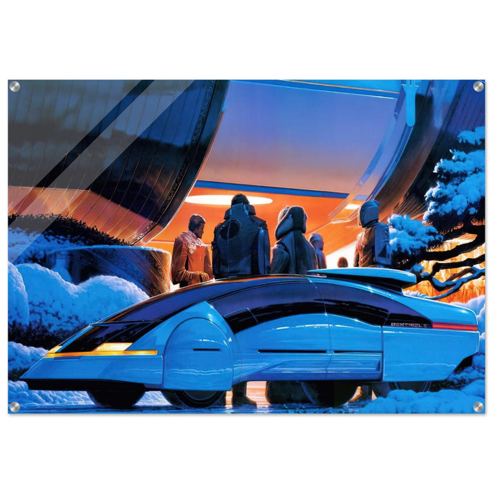 Syd Mead - Syd Mead Acrylic Print - 70x100 cm / 28x40″ inches