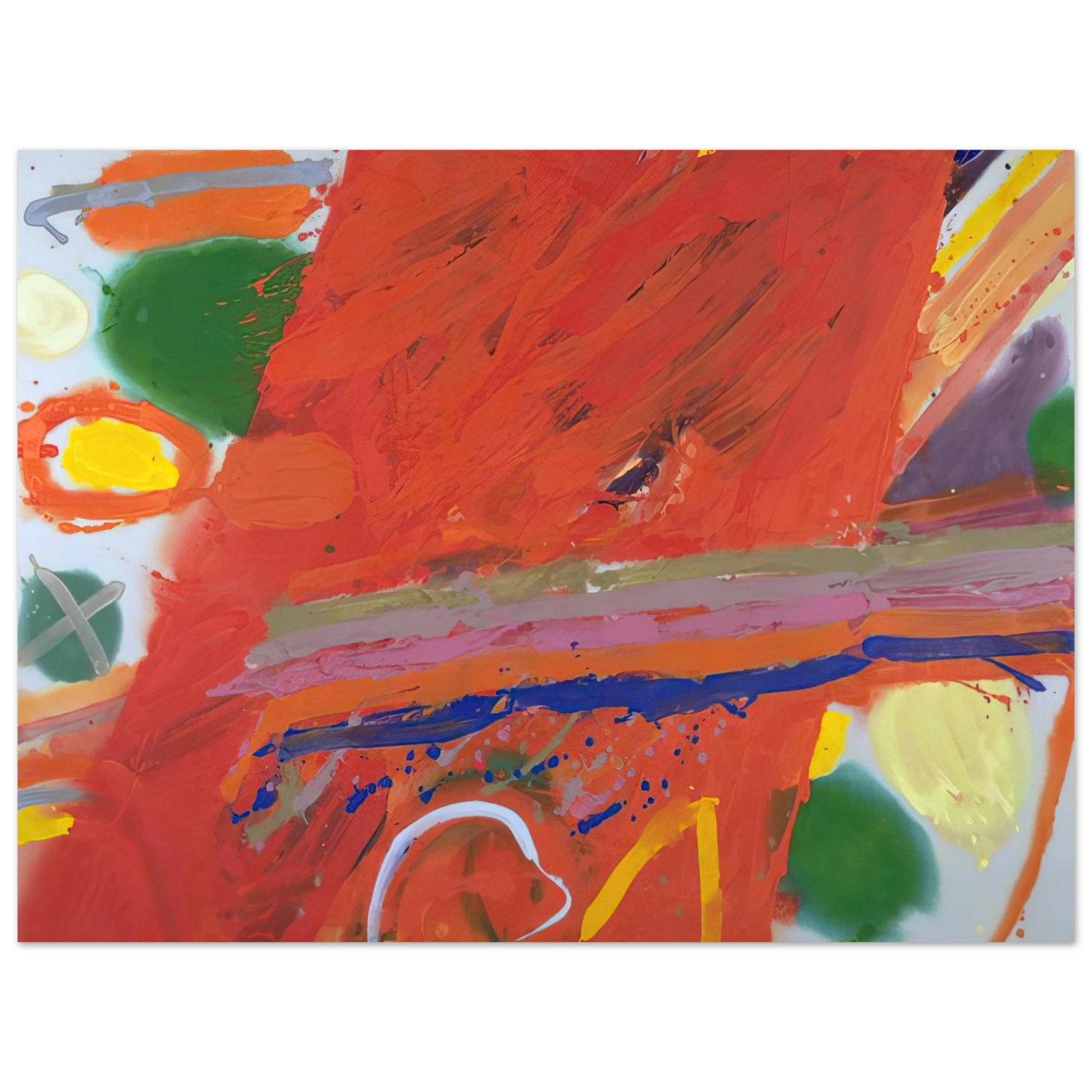 Albert Irvin - Empress - 1982 75x100 cm / 30x40inches Fine Art Poster