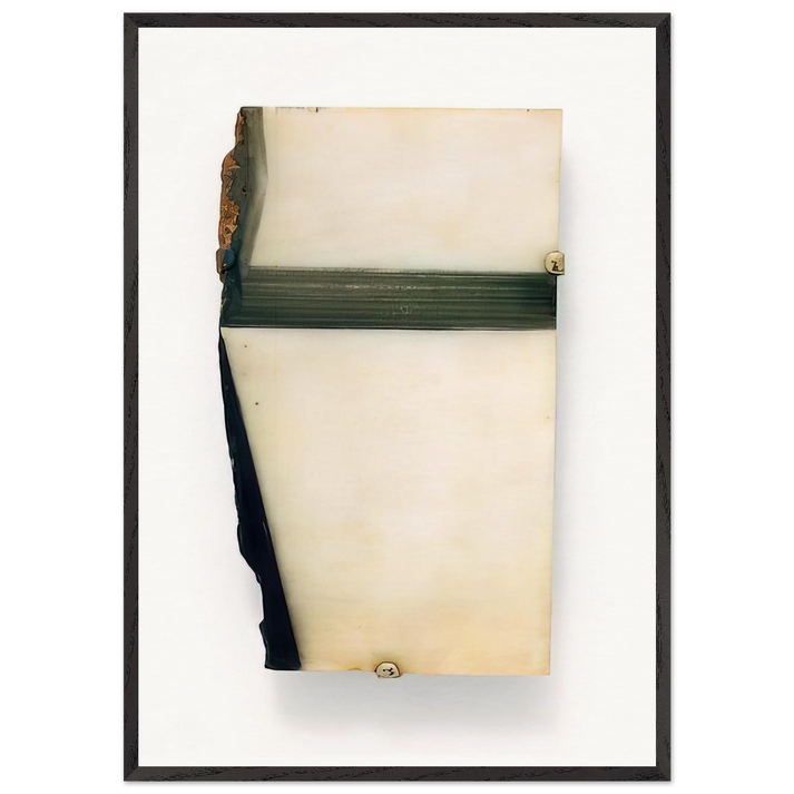 Marble 10 - 1981 - Brice Marden 70x100 cm / 28x40 inches Framed Art Print – Black Wooden Frame