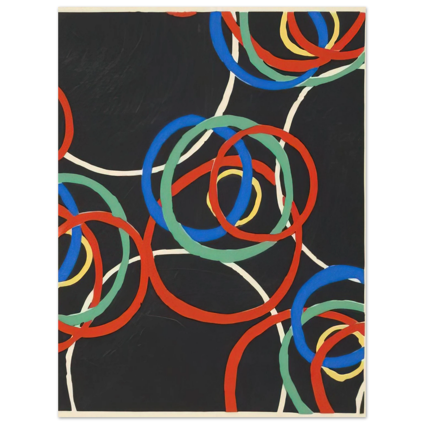Sonia Delaunay - DESIGN 75x100 cm / 30x40inches Fine Art Poster
