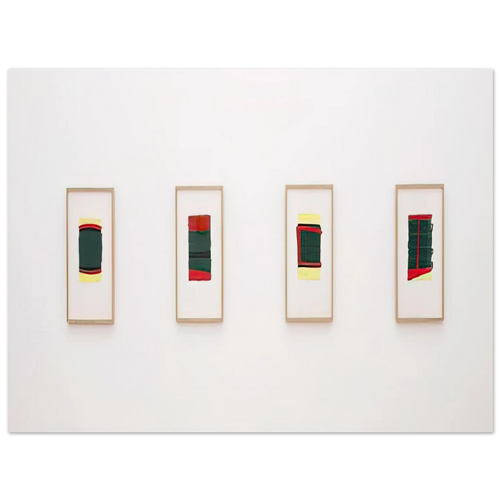 Blinky Palermo - Ohne Titel für Thordes - 1976 75x100 cm / 30x40inches Fine Art Poster