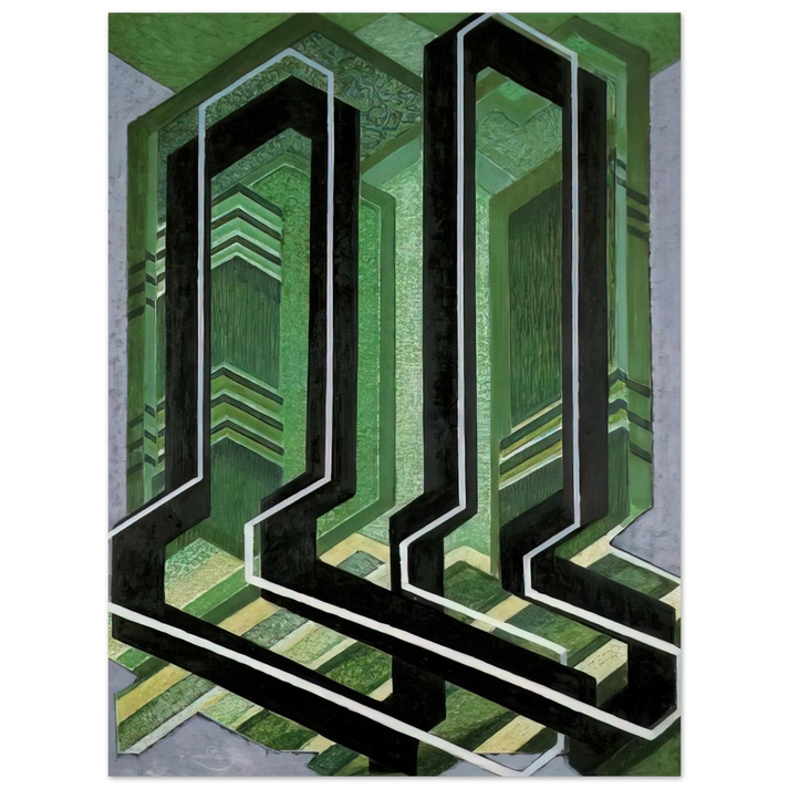 Frantisek Kupka - Diagonal Planes 75x100 cm / 30x40inches Fine Art Poster