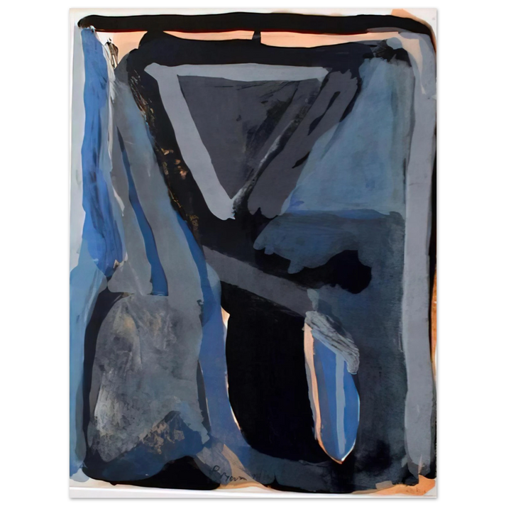 Bram van Velde - L'Unique II - 1973 75x100 cm / 30x40inches Fine Art Poster