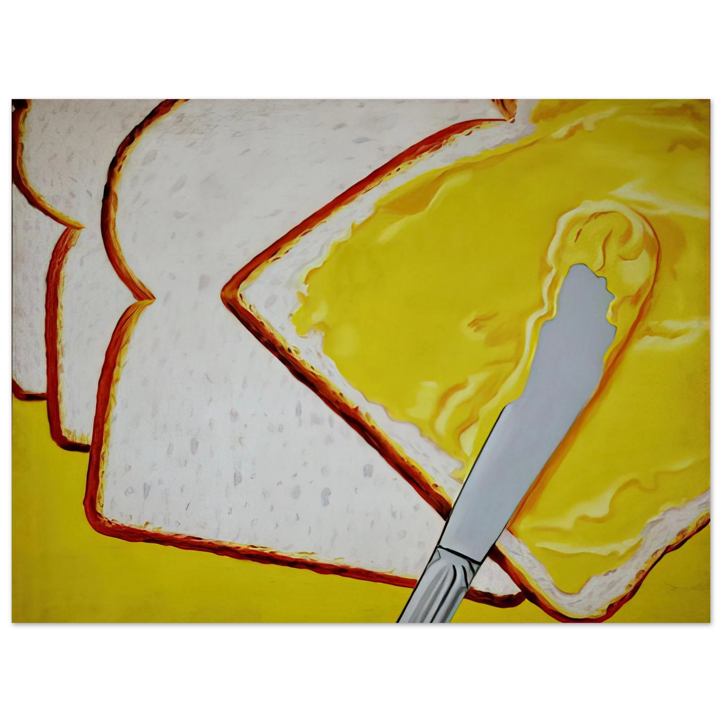 James Rosenquist - White Bread 75x100 cm / 30x40inches Fine Art Poster