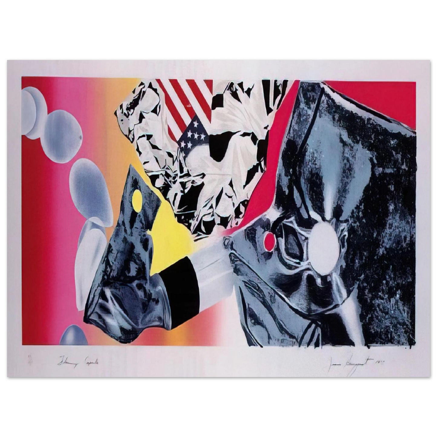 James Rosenquist - Flamingo Capsule 75x100 cm / 30x40inches Fine Art Poster
