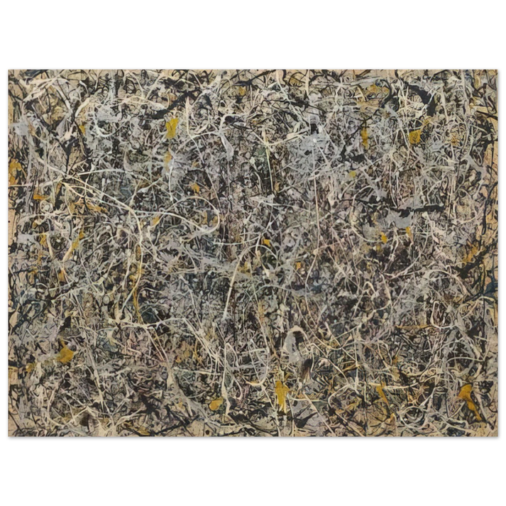 Jackson Pollock - NUMBER 1 75x100 cm / 30x40inches Fine Art Poster