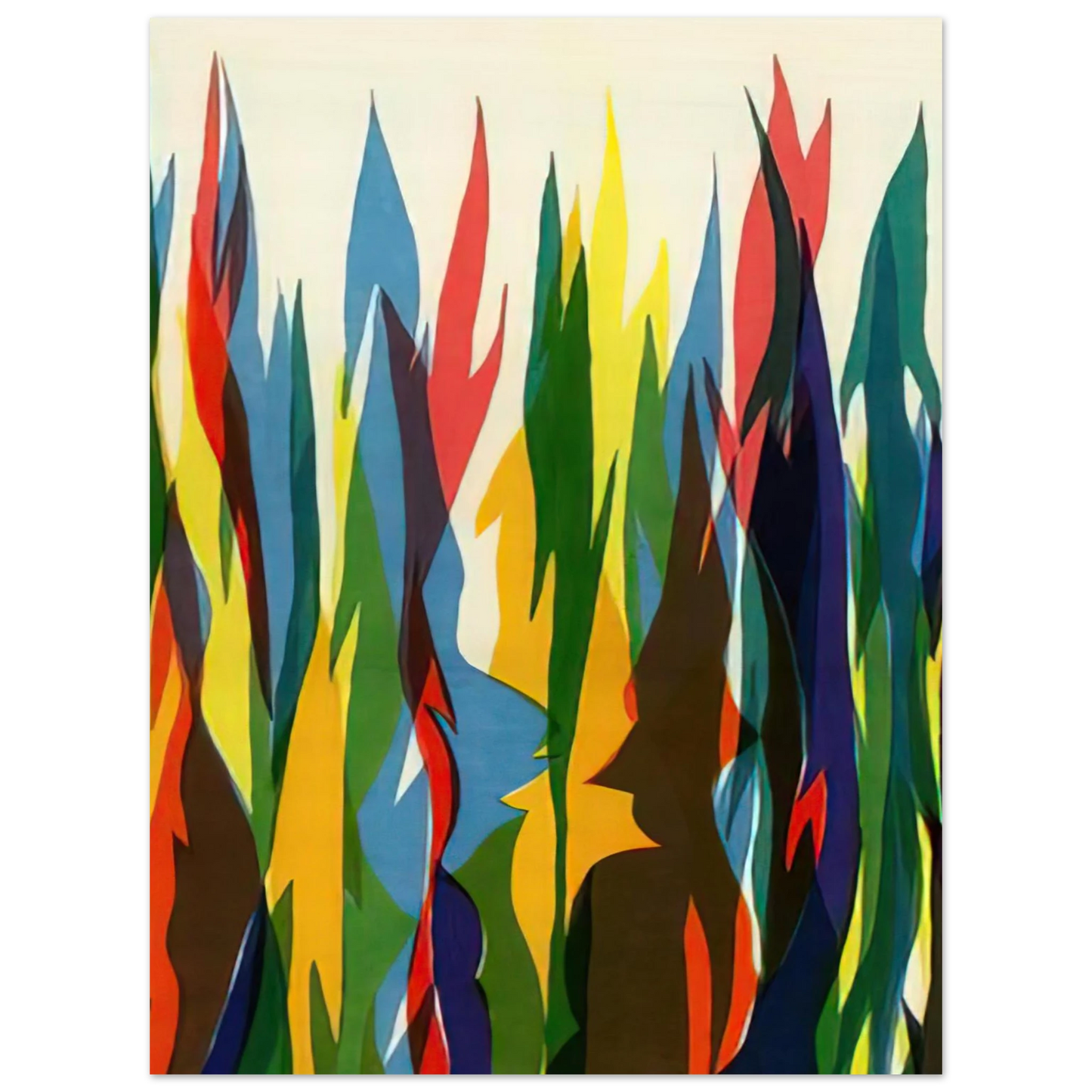 Piero Dorazio - Kókkora - 1987 75x100 cm / 30x40inches Fine Art Poster