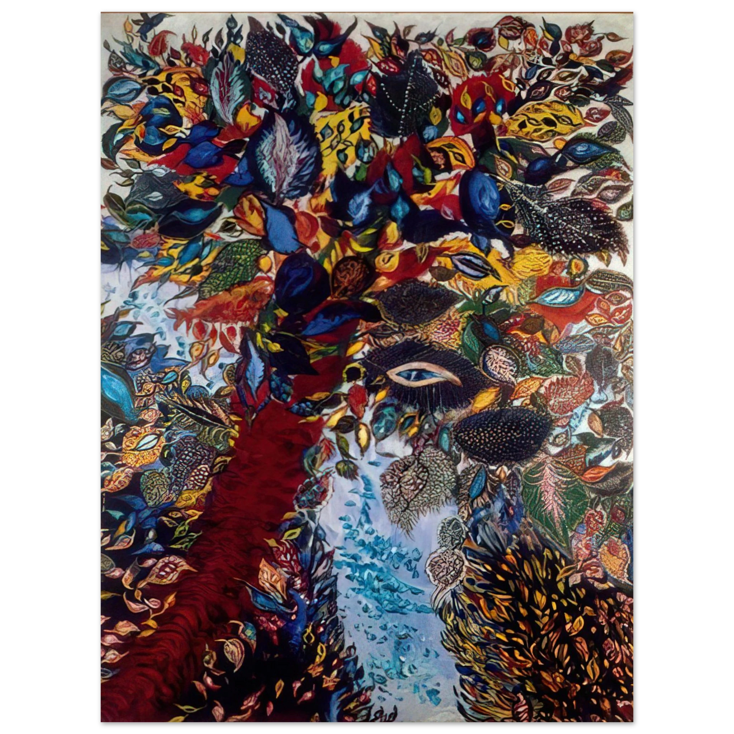 Seraphine Louis - The Tree of Paradise 75x100 cm / 30x40inches Fine Art Poster