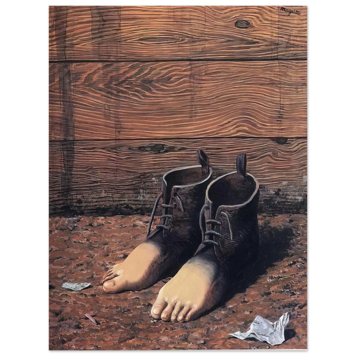 Rene Magritte - THE RED MODEL 1935 75x100 cm / 30x40inches Fine Art Poster