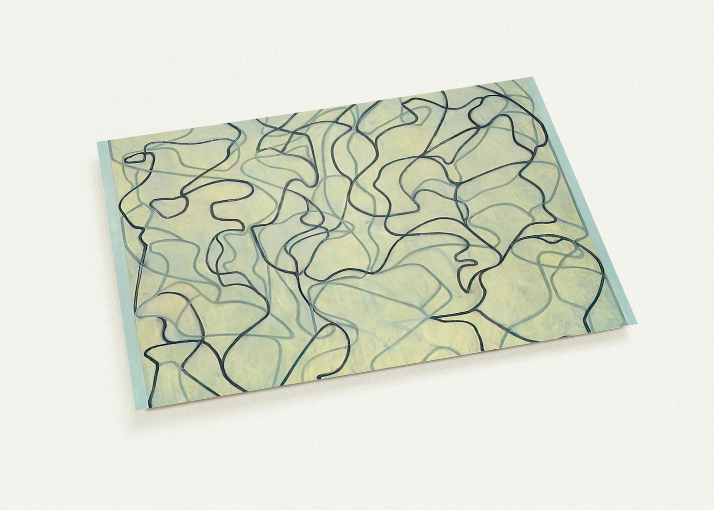 First Letter - 2009 By Brice Marden Pack of 10 Post Cards | Brice Marden Post Cards | A6 (10.5 x 14.8 cm) - 4.1 x 5.8 inches