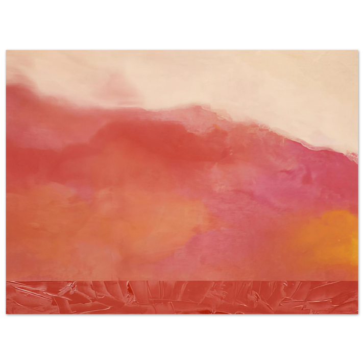 Ronnie Landfield - Red Hurricane - 1969 75x100 cm / 30x40inches Fine Art Poster