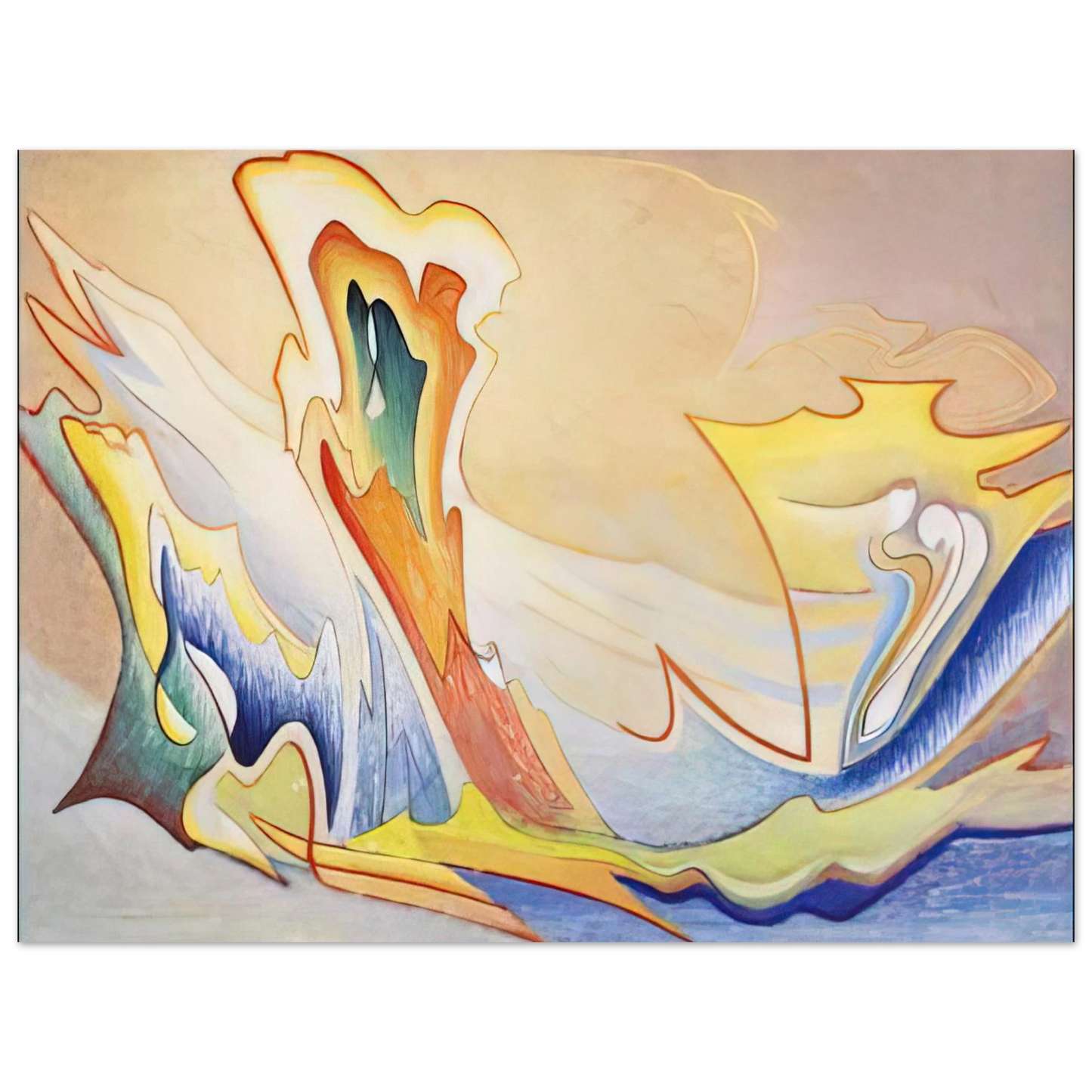 Lawren Harris - LSH 134 - 1950 75x100 cm / 30x40inches Fine Art Poster