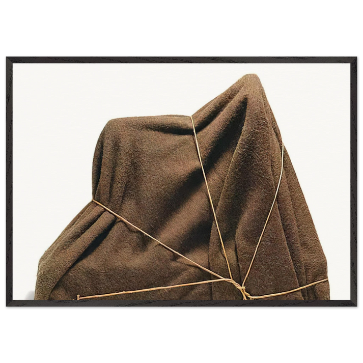 THE ENIGMA OF ISIDORE DUCASSE 1920 - Man Ray 70x100 cm / 28x40 inches Framed Art Print – Black Wooden Frame