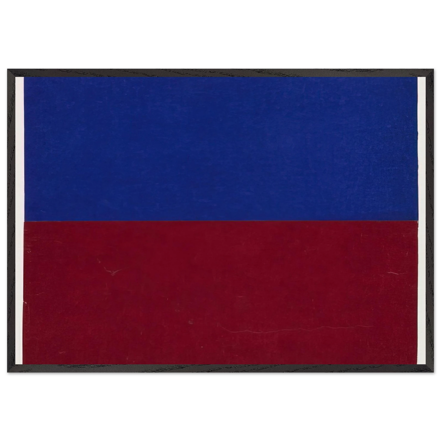 Blue and Red N1 - Ellsworth Kelly 70x100 cm / 28x40 inches Framed Art Print – Black Wooden Frame