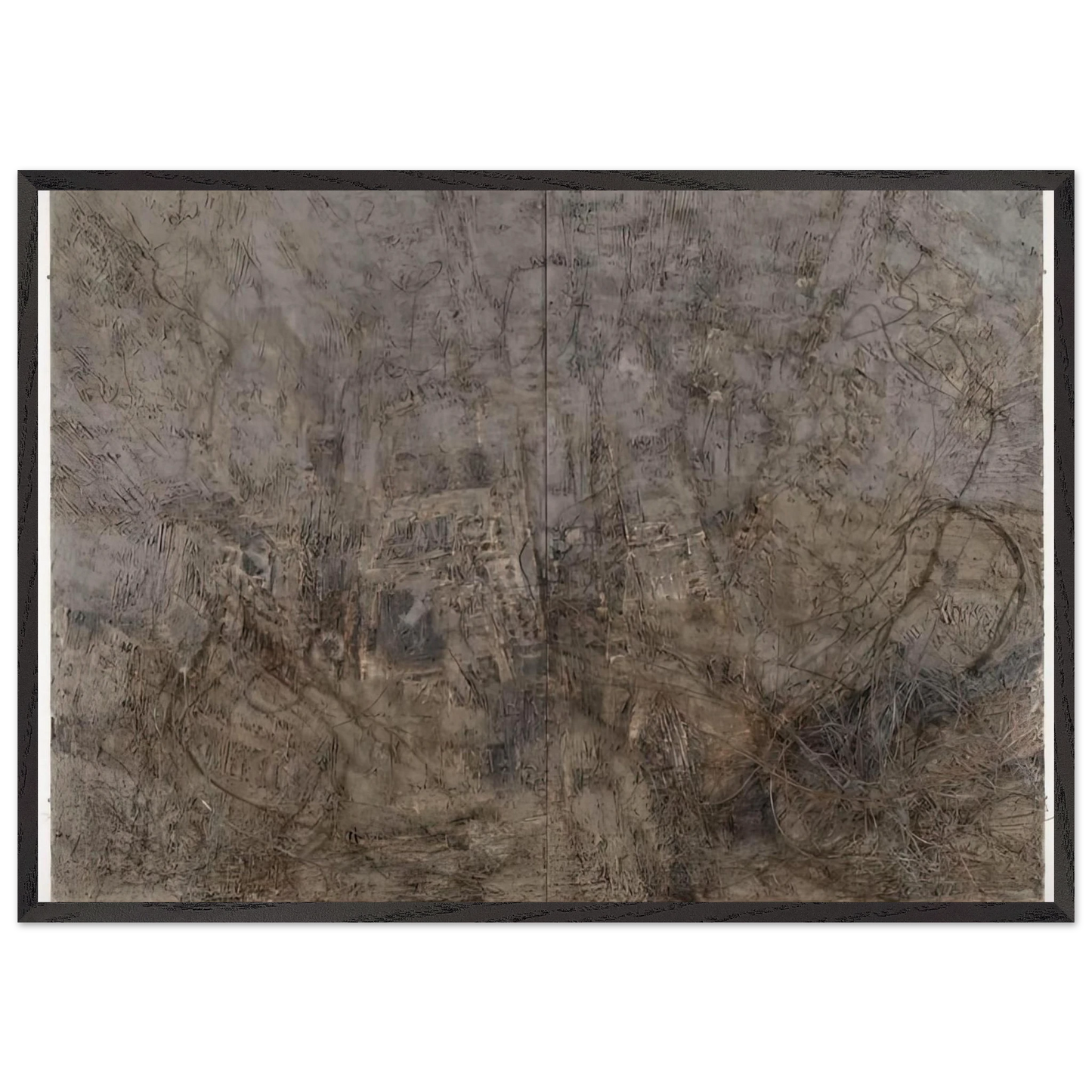 LILITH 1989 - Anselm Kiefer 70x100 cm / 28x40 inches Framed Art Print – Black Wooden Frame