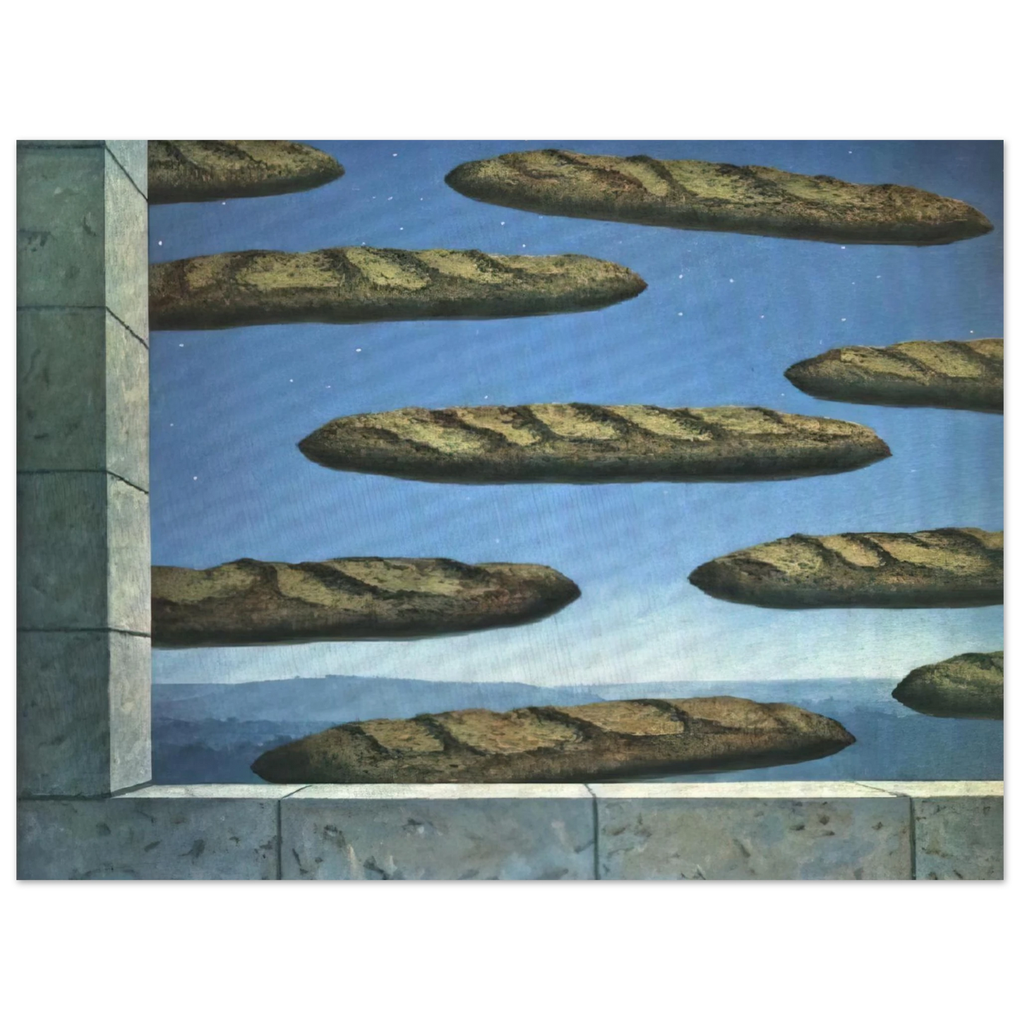 Rene Magritte - THE GOLDEN LEGEND 1958 75x100 cm / 30x40inches Fine Art Poster
