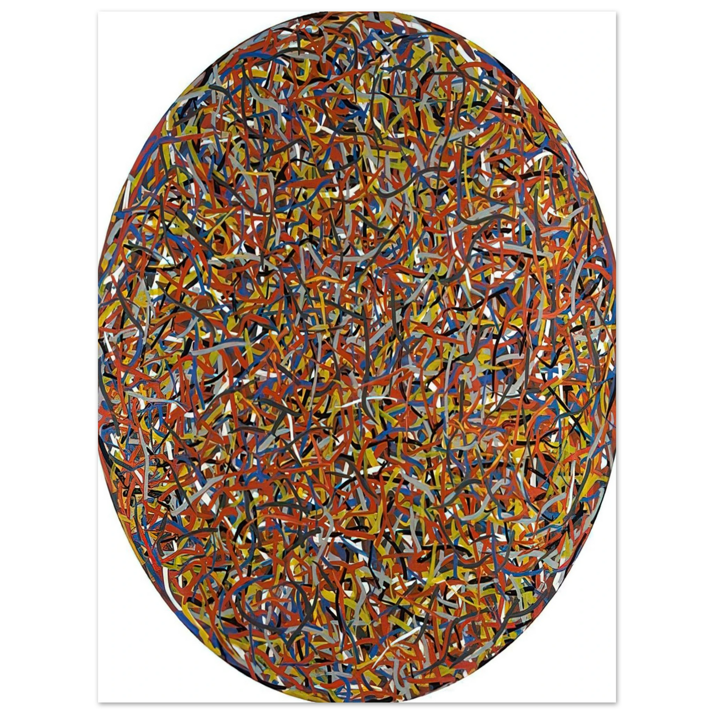 Sol LeWitt - Lines in All Directions 75x100 cm / 30x40inches Fine Art Poster