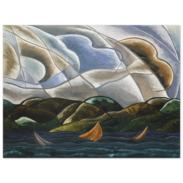 Arthur Dove - Clouds and Water - 1930 75x100 cm / 30x40inches Fine Art Poster
