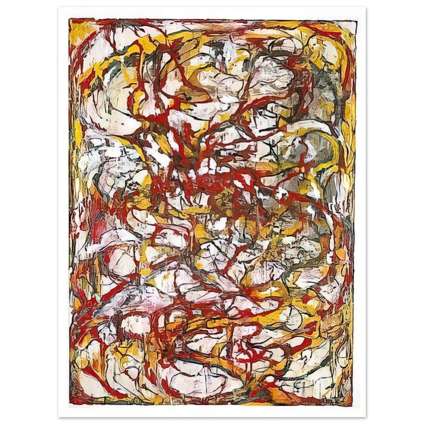 Brice Marden - Dragons - 2004 75x100 cm / 30x40inches Fine Art Poster