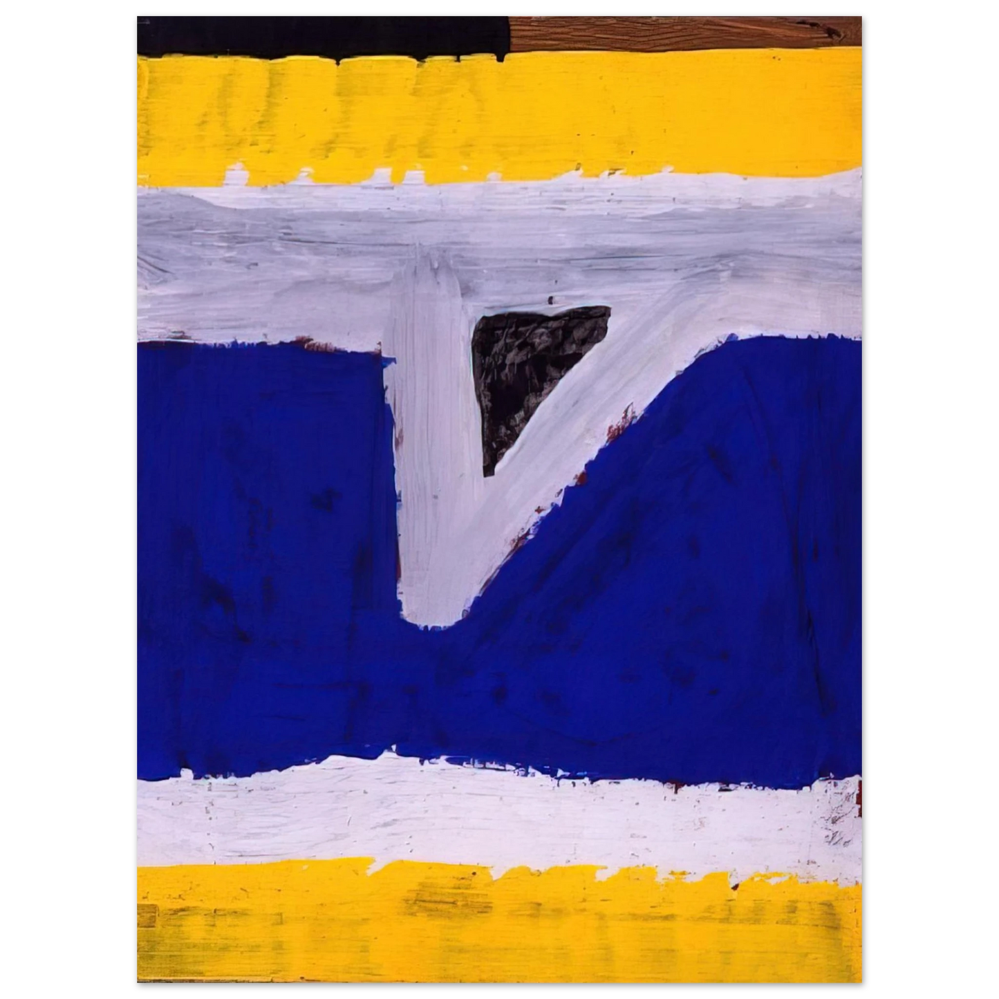 Al Held - Untitled G-60-06 75x100 cm / 30x40inches Fine Art Poster