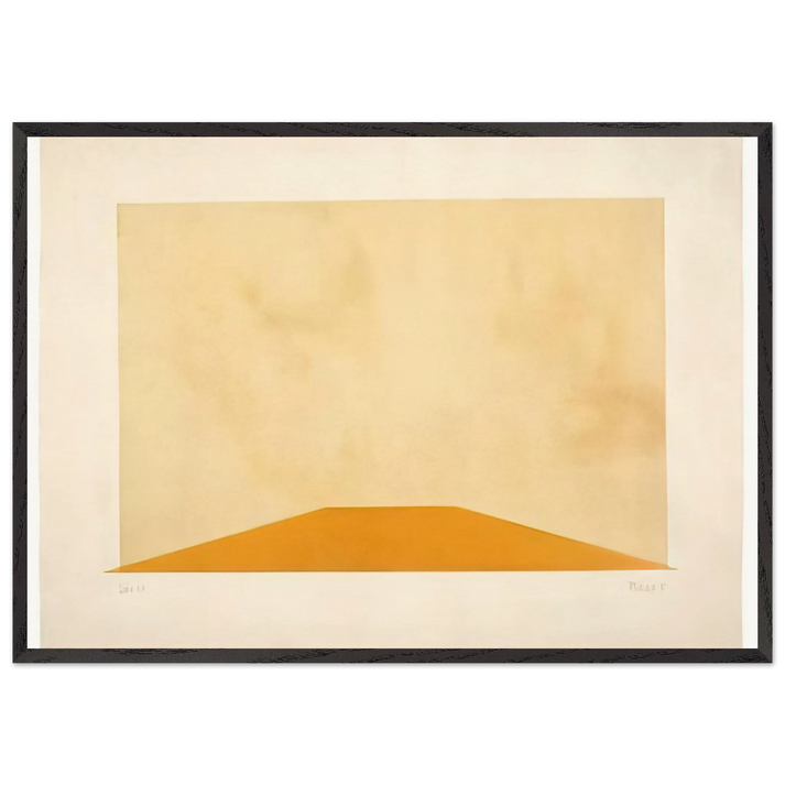 Deka 27 - 1987 - John Cage 70x100 cm / 28x40 inches Framed Art Print – Black Wooden Frame