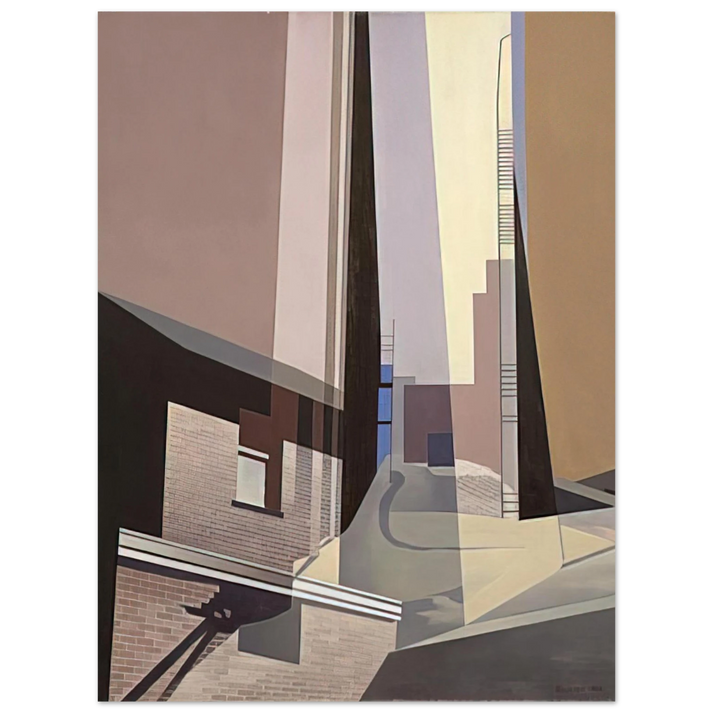 Charles Sheeler - New England Irrelevancies - 1953 75x100 cm / 30x40inches Fine Art Poster