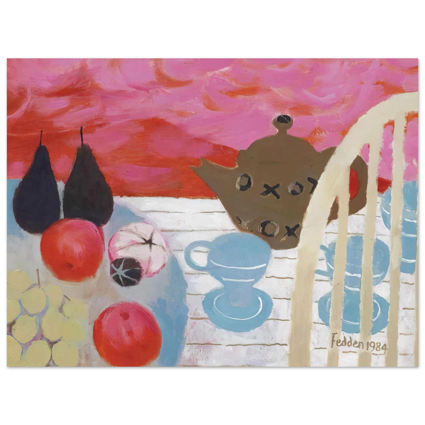 Mary Fedden - The Teapot - 1984 75x100 cm / 30x40inches Fine Art Poster