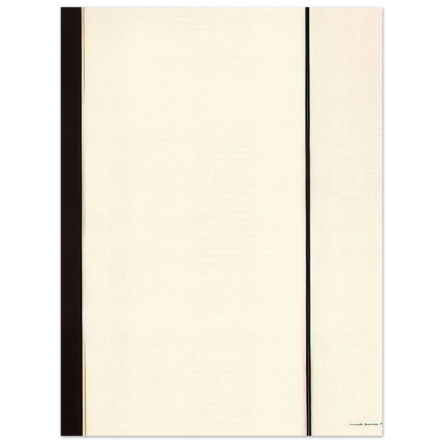 Barnett Newman - The Station of the Cross - Sixth Station 75x100 cm / 30x40inches Fine Art Poster