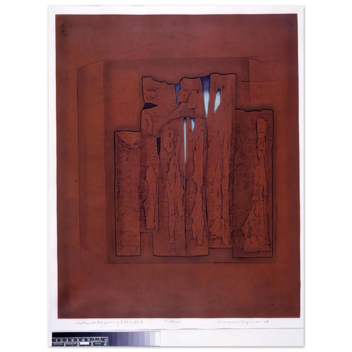 Hiroyuki Tajima - Dilapidated Poetry A - 1976 75x100 cm / 30x40inches Fine Art Poster