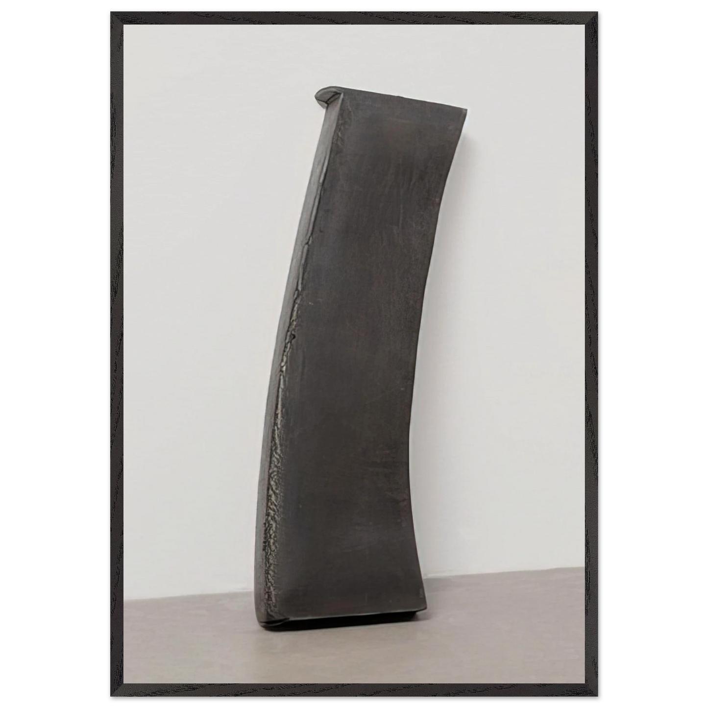 CHUNK 1967 - Richard Serra 70x100 cm / 28x40 inches Framed Art Print – Black Wooden Frame