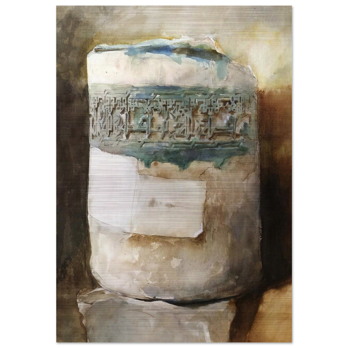 Persian Artifact with Faience Decoration - John Singer Sargent Brushed Aluminum Print - 70x100 cm / 28x40 inches | John Singer Sargent Aluminum Print | John Singer Sargent Prints