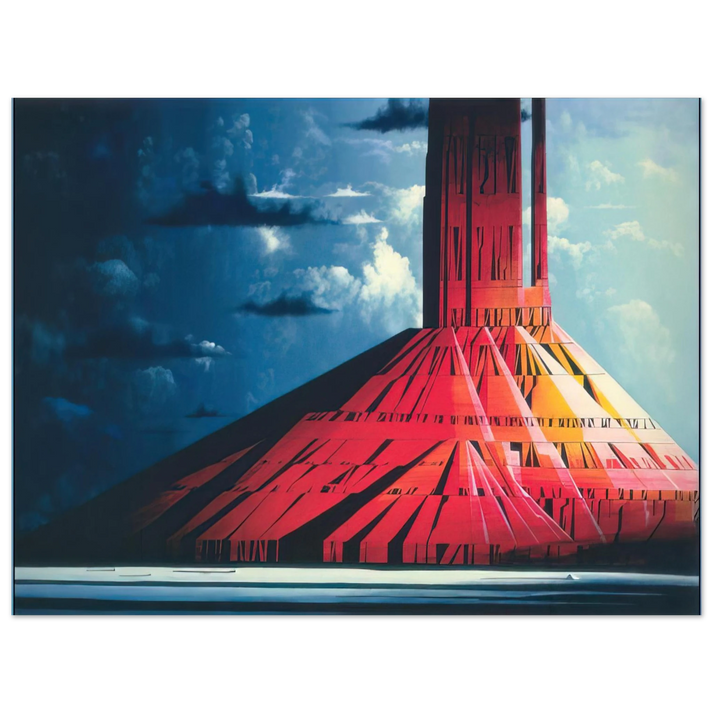 Eyvind Earle - Indian Lands 75x100 cm / 30x40inches Fine Art Poster