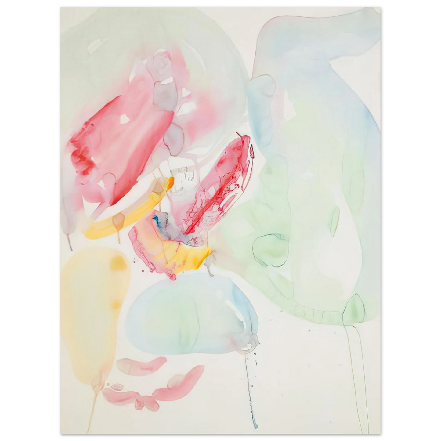 Sam Francis - Sketch 75x100 cm / 30x40inches Fine Art Poster