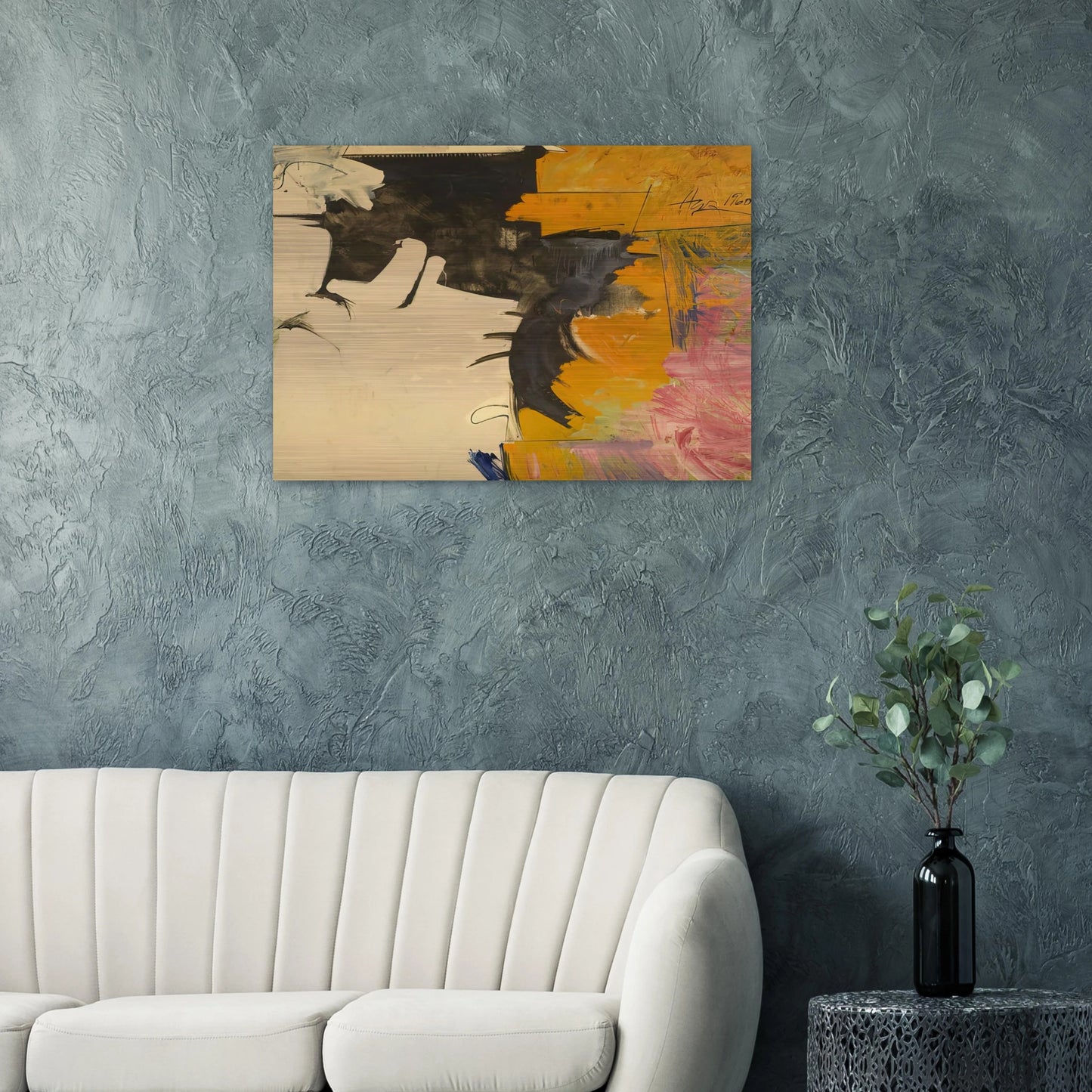 Psychoseismorama II - 1960 - Hassel Smith Brushed Aluminum Print - 70x100 cm / 28x40 inches | Hassel Smith Aluminum Print | Hassel Smith Prints