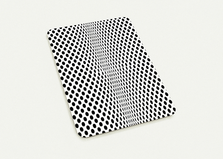 FISSION 1963 By Bridget Riley Pack of 10 Post Cards | Bridget Riley Post Cards | A6 (10.5 x 14.8 cm) - 4.1 x 5.8 inches