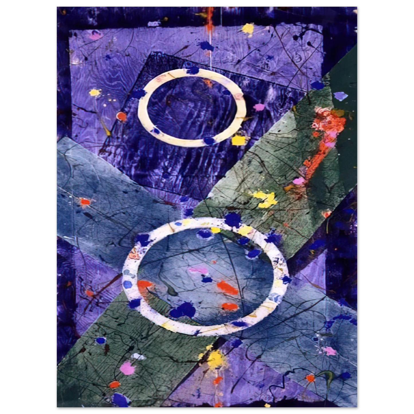 Sam Francis - Decent 75x100 cm / 30x40inches Fine Art Poster