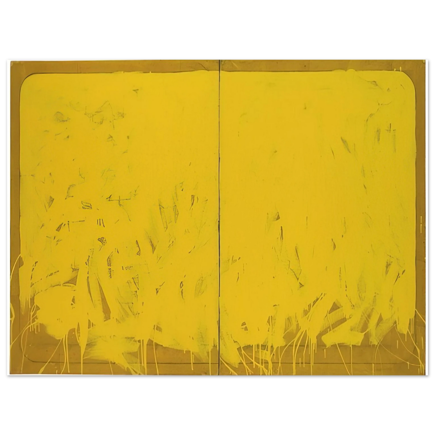 Mario Schifano - Untitled - 1978 75x100 cm / 30x40inches Fine Art Poster