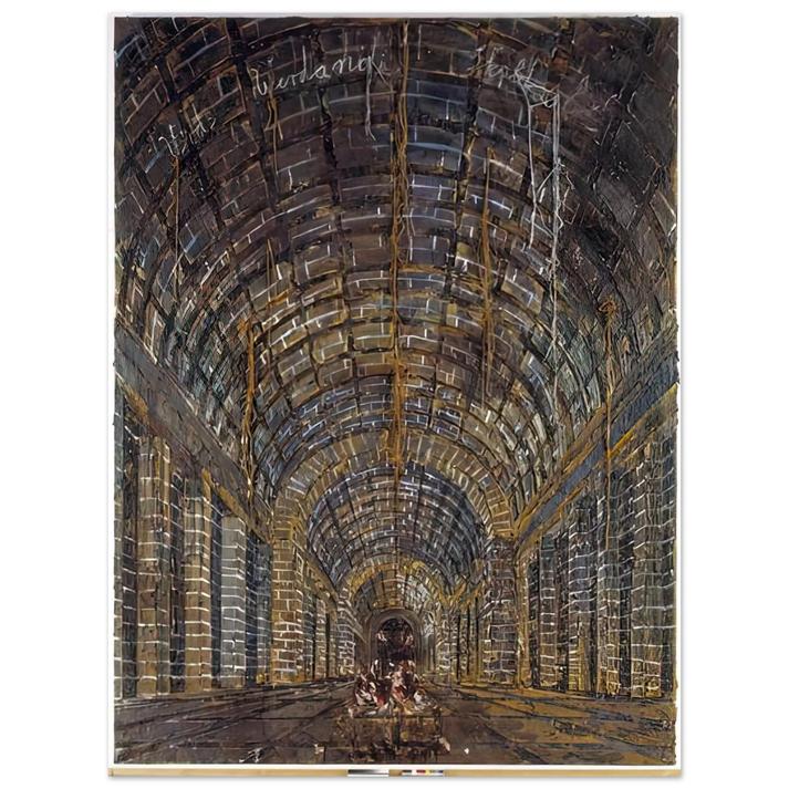 Anselm Kiefer - URD VERDANDI SKULD THE NORNS 1983 75x100 cm / 30x40inches Fine Art Poster