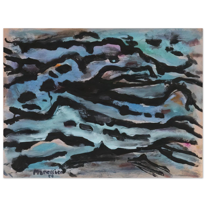 Alfred Manessier - Composition - 1959 75x100 cm / 30x40inches Fine Art Poster