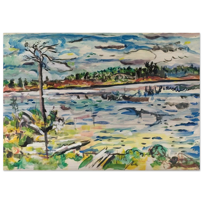 MICHIGAN SUMMER DAYS - Ivan Albright Brushed Aluminum Print - 70x100 cm / 28x40 inches | Ivan Albright Aluminum Print | Ivan Albright Prints