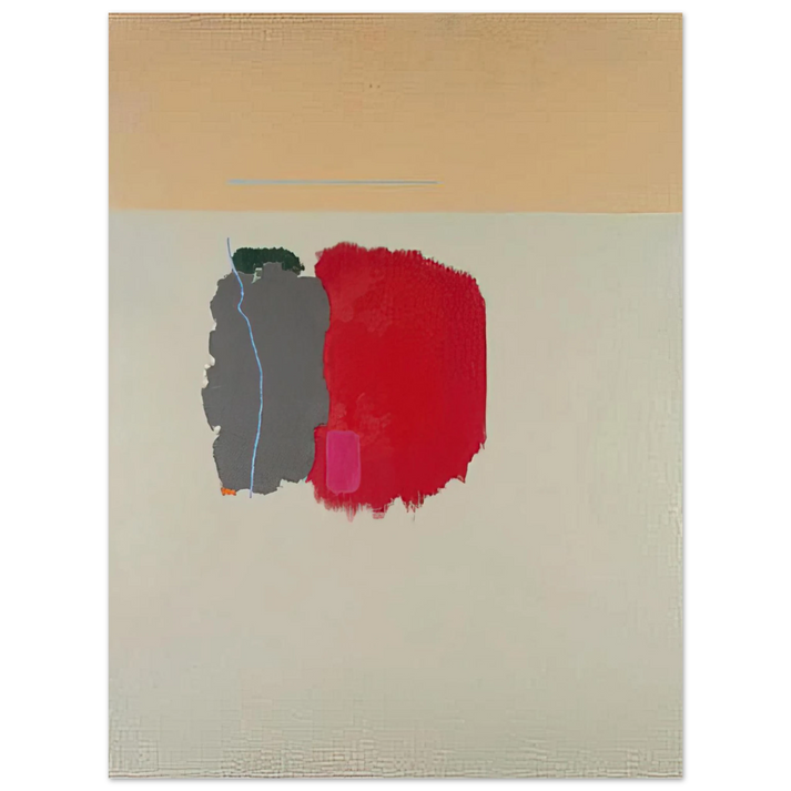 John Ferren - Red Spot - 1954 75x100 cm / 30x40inches Fine Art Poster
