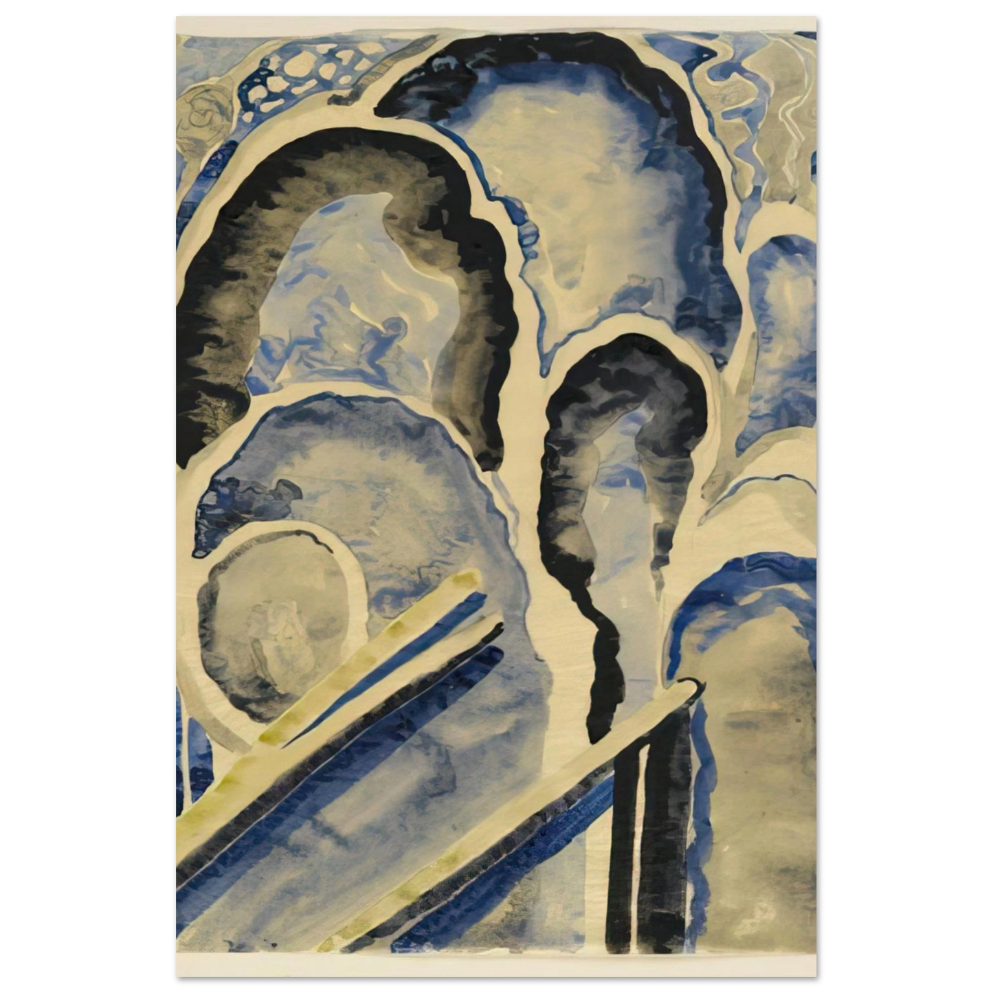 Georgia O'Keeffe - Blue-01 Fine Art Poster