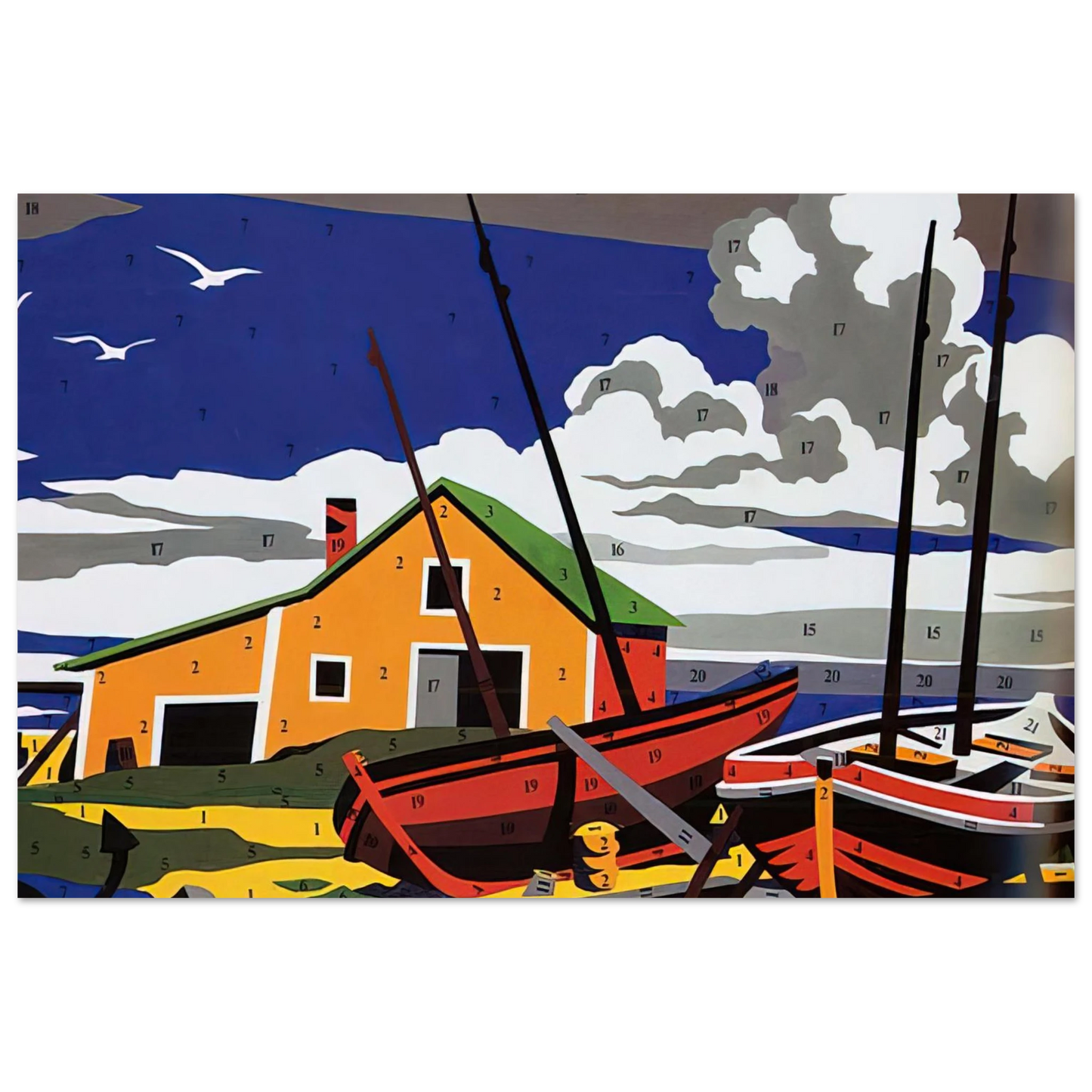 Andy Warhol - Do It Yourself Seascape Fine Art Poster