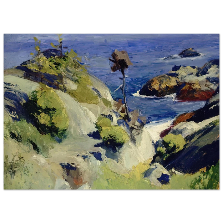 Edward Hopper - Monhegan Landscape Fine Art Poster