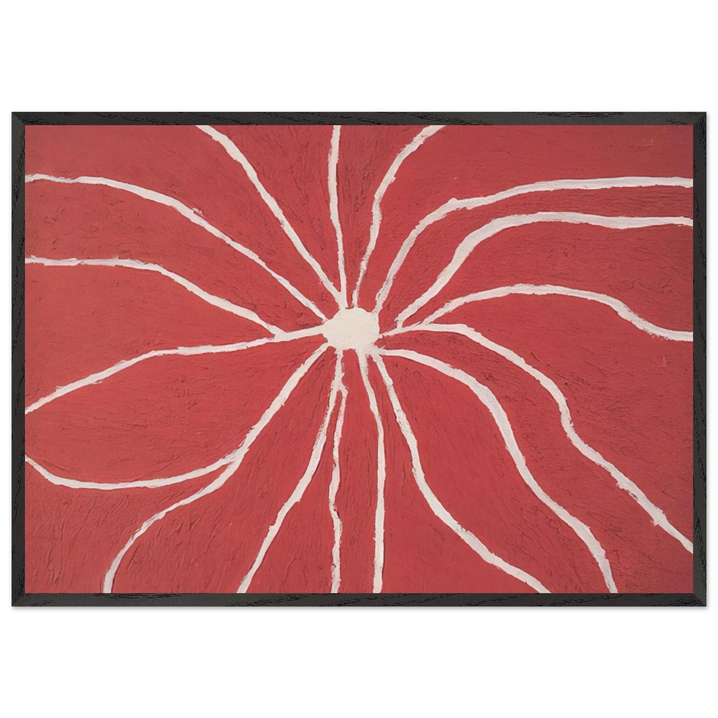 The Spider - 1970 - Forrest Bess 70x100 cm / 28x40 inches Framed Art Print – Black Wooden Frame