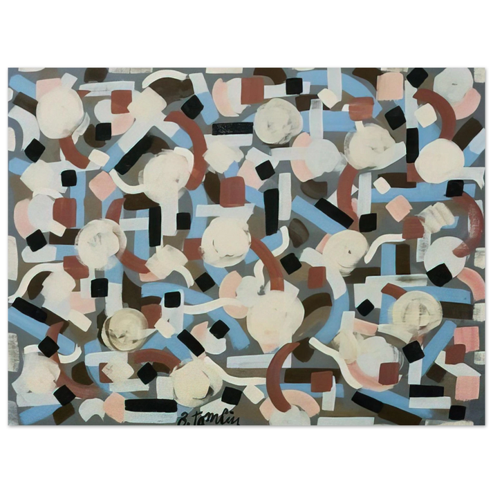 Alfred Manessier - Untitled - 1952 75x100 cm / 30x40inches Fine Art Poster