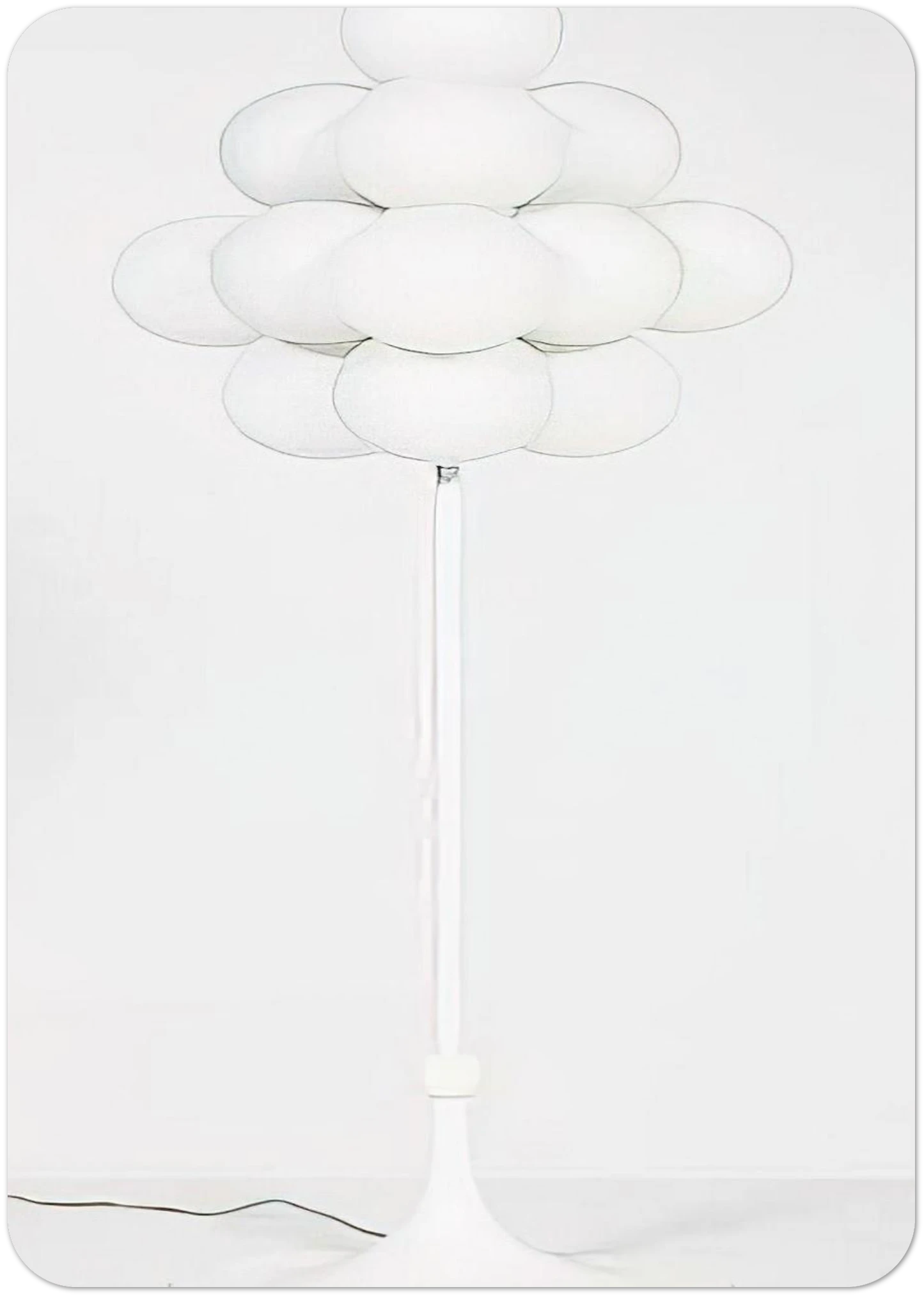 Floor Lamp - 1960 By Max Bill Pack of 10 Post Cards | Max Bill Post Cards | A6 (10.5 x 14.8 cm) - 4.1 x 5.8 inches