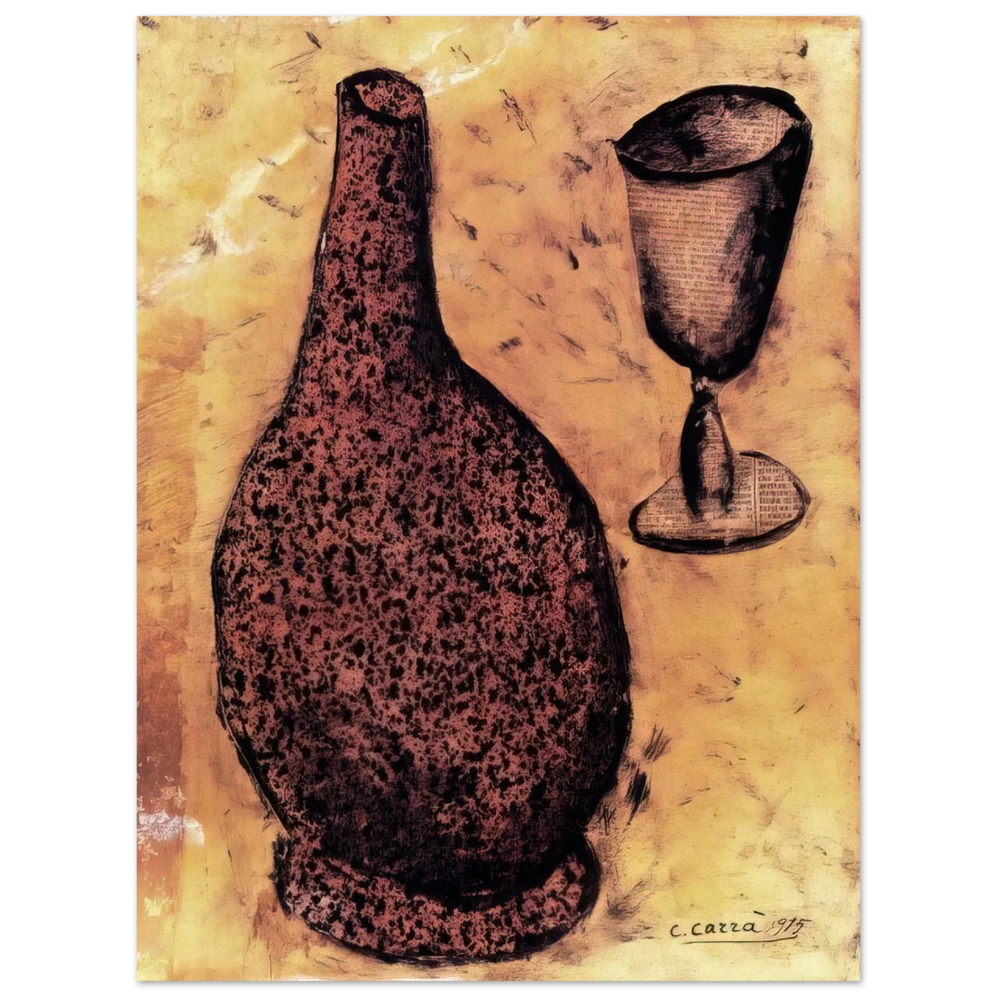 Carlo Carra - IL FIASCO 1915 75x100 cm / 30x40inches Fine Art Poster