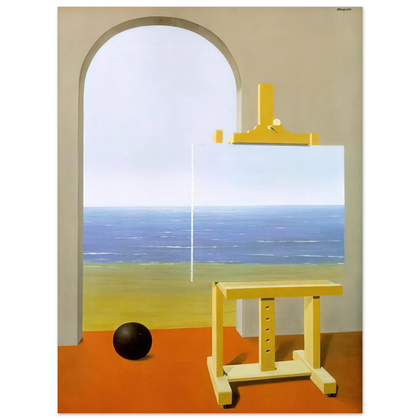 Rene Magritte - THE HUMAN CONDITION 1935 75x100 cm / 30x40inches Fine Art Poster
